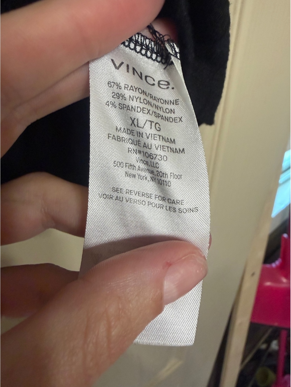 Vince XL Women's Ribbed Gray Button-Up Top - Picture 3 of 4